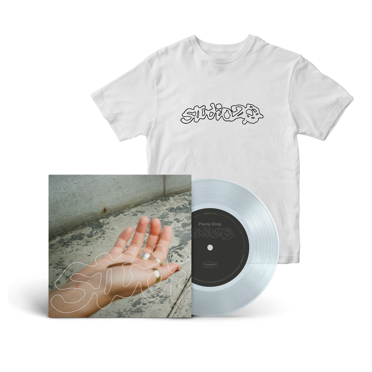 Penny Drop white tee bundle