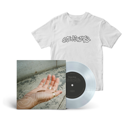 Penny Drop white tee bundle